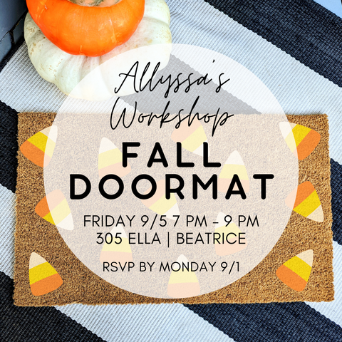 Allyssa's Workshop: Fall Doormat