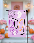 Boo Ghost Garden Flag