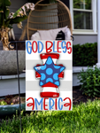 God Bless America Cross Garden Flag