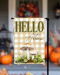 Hello Autumn Garden Flag