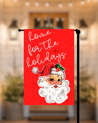 Home For The Holidays Garden Flag