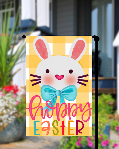 Hoppy Easter Garden Flag