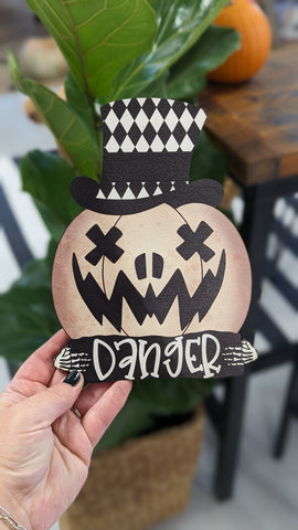 Danger Pumpkin Printed Attachment