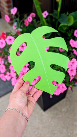 Monstera Leaf Printed Attachment