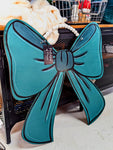 Emerald Bow Door Hanger