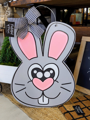 Spring Rabbit Door Hanger