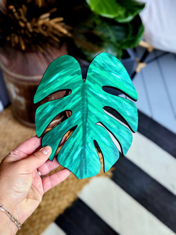 Monstera Leaf Printed Attachment
