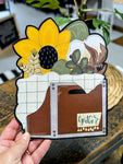 Sunflower Crate Printed Attachment