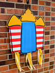 Firecrackers with Ribbon Door Hanger