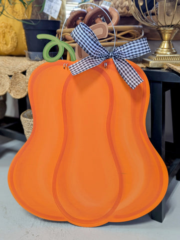 Fall Pumpkin Door Hanger