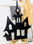 Haunted House Door Hanger