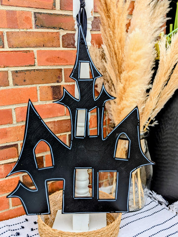 Haunted House Door Hanger