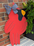 Cardinal Door Hanger