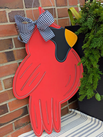 Cardinal Door Hanger