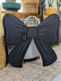 Black Bow Door Hanger
