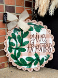 Fundraiser: Give Thanks Vine Door Hanger