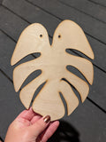 Monstera Leaf with Holes Blank