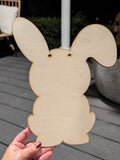 Bunny with Holes Blank