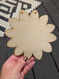 Sunflower with Holes Blank