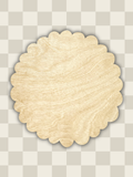 Scalloped Circle 2 Blank