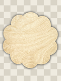 Scalloped Circle 3 Blank