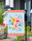 Summer Bouquet Scalloped Garden Flag
