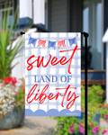 Sweet Land of Liberty Garden Flag