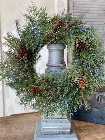 Indigo Springs Juniper Wreath