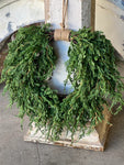 Emerald Falls Hanging Wreath