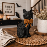 Spooky Shelf Accent Cute Farmhouse Halloween Black Cat Decor