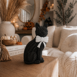 Spooky Shelf Accent Cute Farmhouse Halloween Black Cat Decor