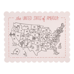 Color The USA Paper Placemat