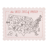 Color The USA Paper Placemat