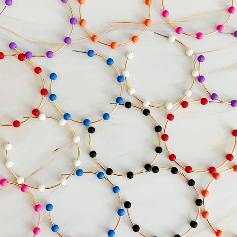 Hops Hoop Earrings