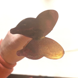 Copper Garden Stake: Butterfly