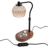 Candle Warmer Lamp: Crystal Black