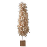 Ivory Minky Fleece Tree: Tall