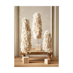 Ivory Minky Fleece Tree: Medium