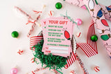 Funny Christmas Gift Tag: Set of 5
