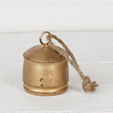 Vintage Gold Silo Bell Ornament