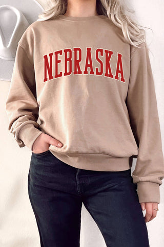 Nebraska Puff Terry Sweatshirt