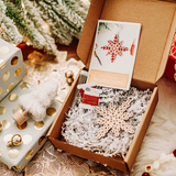 Embroidery DIY Kit: Vintage Snowflake Ornament