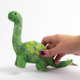 Felt Wool Green Dinosaur