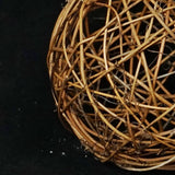 Rattan Twig Accent Ball: 4.5"