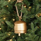 Vintage Gold Silo Bell Ornament
