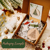 Embroidery DIY Kit: Set of 3 Christmas Wreath Ornaments