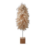 Ivory Minky Fleece Tree: Short