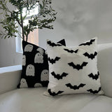 Halloween Throw Pillow: Ghost