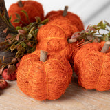 Sisal Pumpkins: Orange