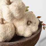 Sisal Pumpkins: Natural